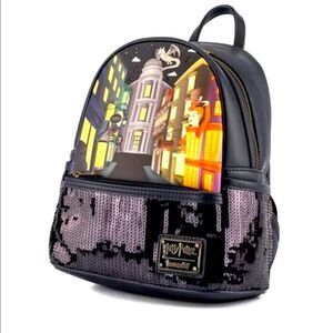 Loungefly Harry‎ Potter Diagon Alley Sequin Mini Backpack